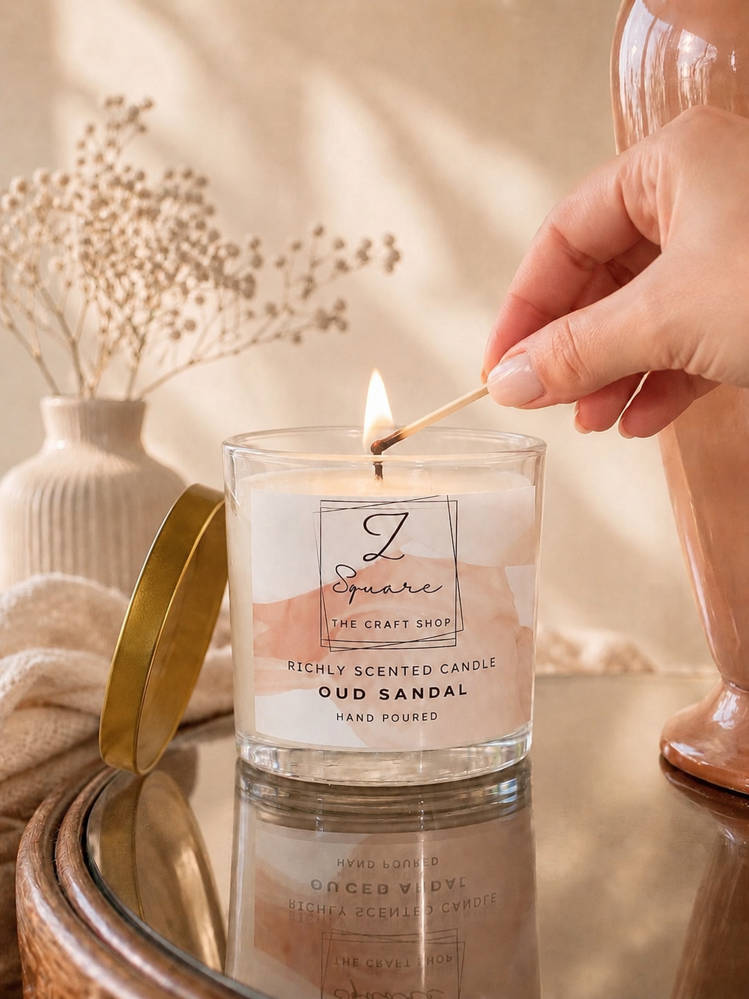 Oud Sandal Scented Candle | ZSC
