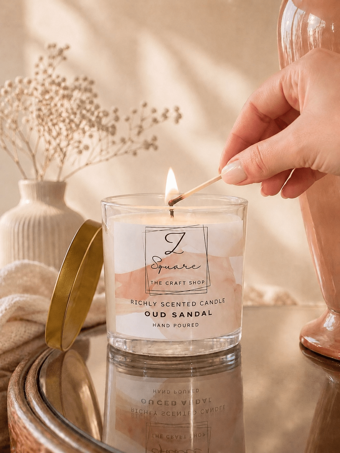 Oud Sandal Scented Candle | ZSC