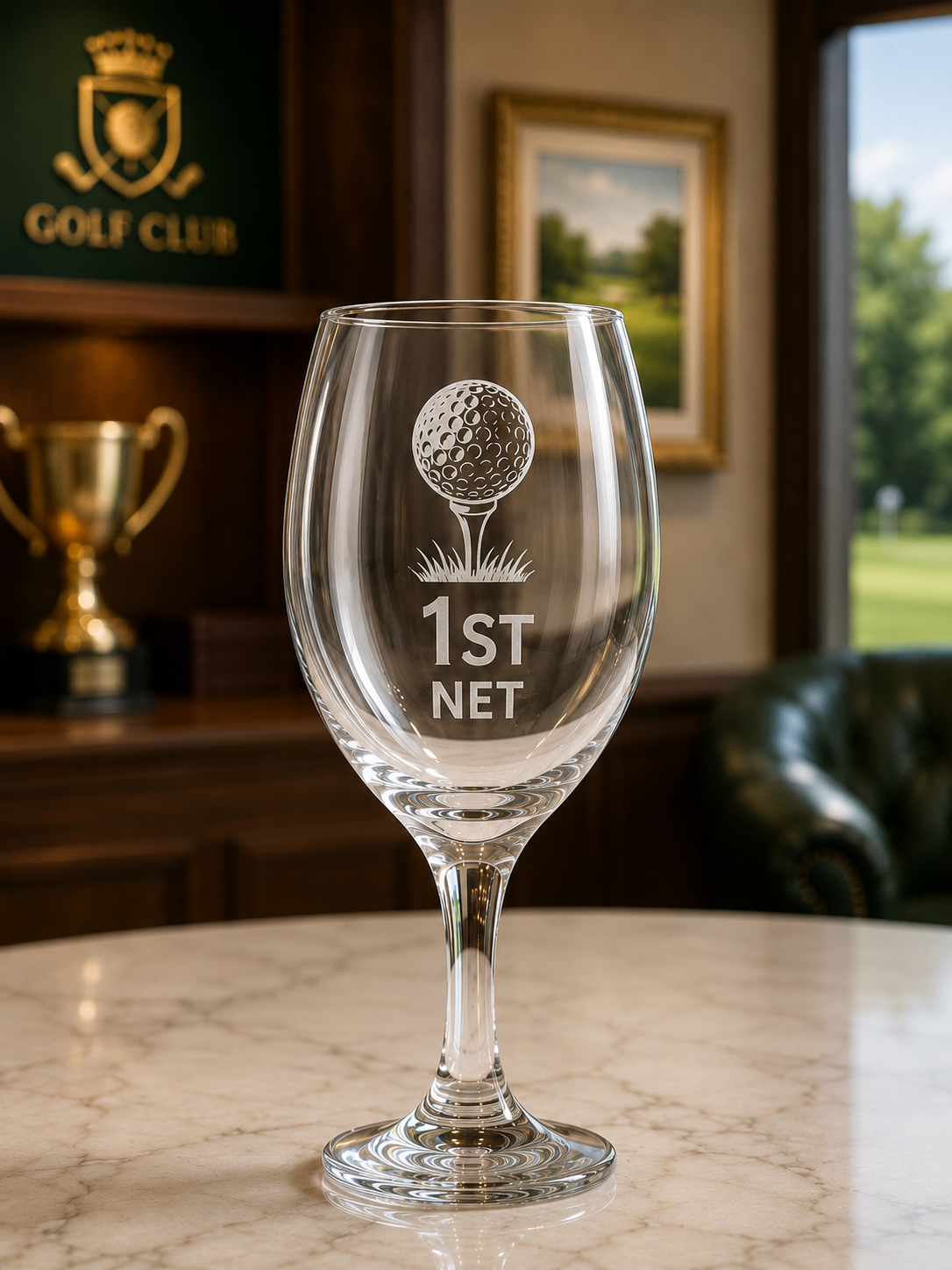 Premium Laser Engraved Glass Trophies