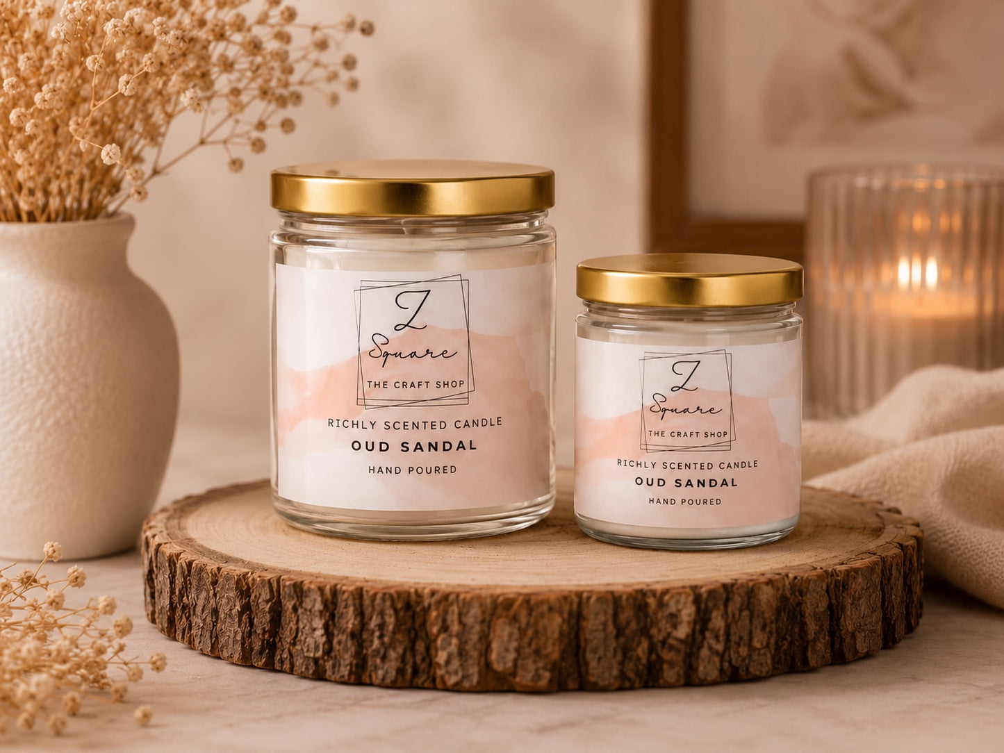 Oud Sandal Scented Candle | ZSC