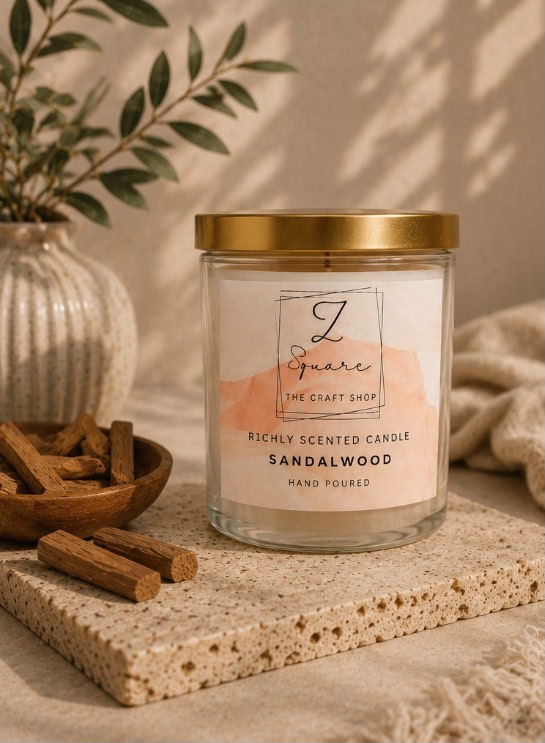 Sandalwood Scented Candle | ZSC