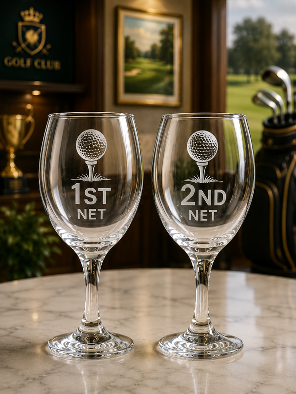 Premium Laser Engraved Glass Trophies